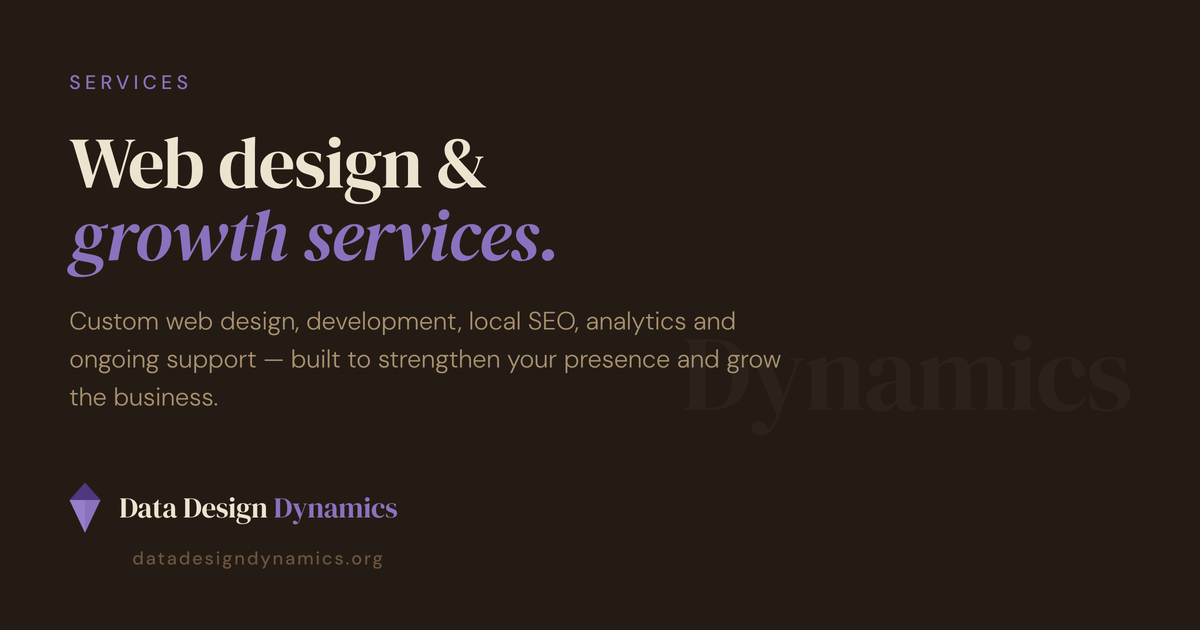 Marketing Databases Design Websites & Marketing for Small Businesses | Data Design Dynamics
