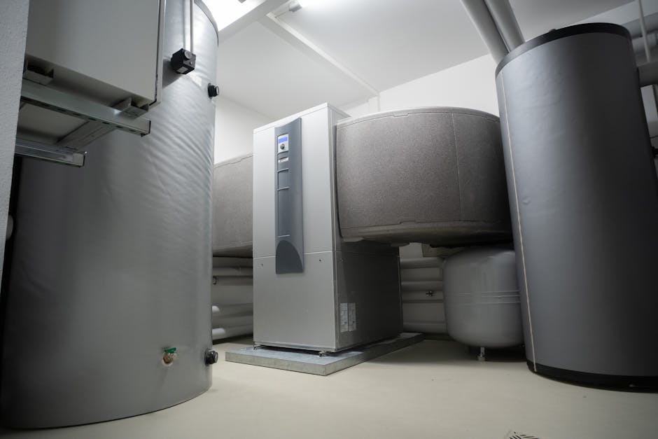 Professional furnace heating system installation by certified HVAC technician