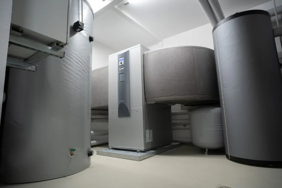 Professional furnace heating system installation by certified HVAC technician