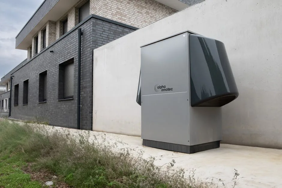 Heat pump outdoor unit — comparing heat pumps vs gas furnaces for Wayne NJ homes