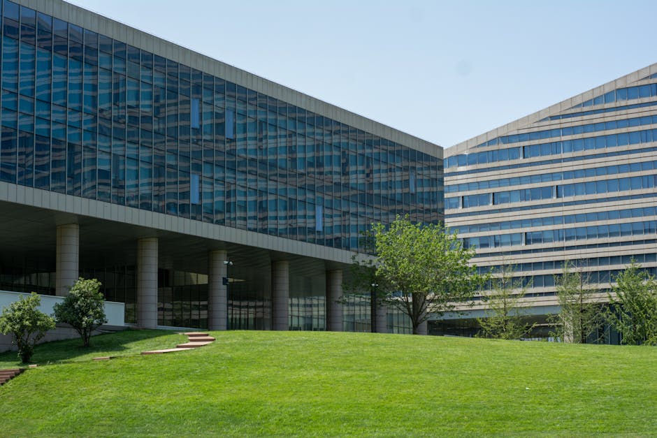 Commercial property landscaping and grounds maintenance