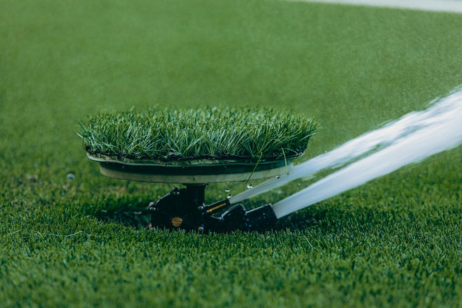 Lawn irrigation and sprinkler system installation